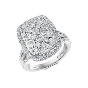 EFFY ENY Sterling Silver & Diamond Cocktail Ring